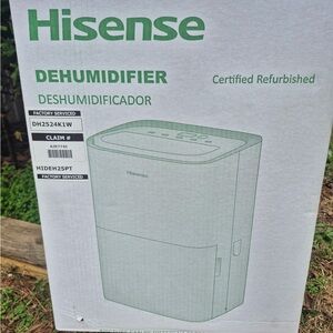 Hisense Green and White Dehumidifier